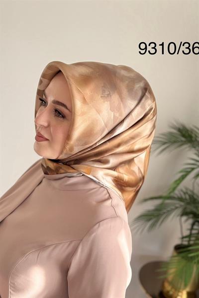 9310/36 كود وشاح أرميني من الحرير الخالص المزخرف بالزهور 9310/36