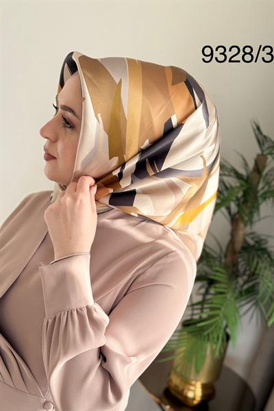 9328/34 CODE CLASSIC PATTERNED ARMINE PURE SILK SCARF