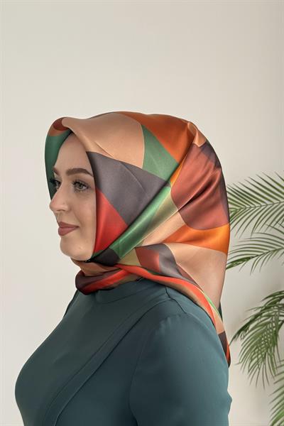 9331/02 كود 9331/02 وشاح أرميني من الحرير الخالص بنقوش هندسية