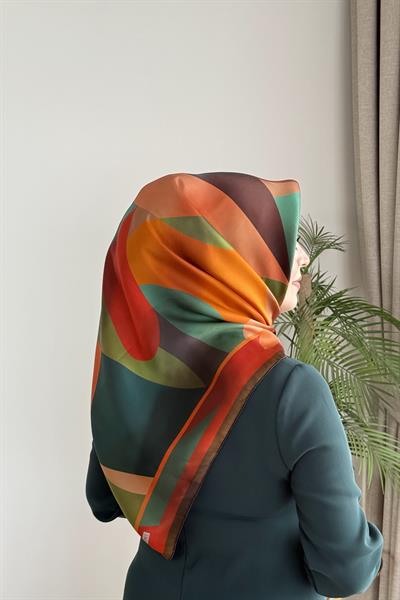 9331/02 كود 9331/02 وشاح أرميني من الحرير الخالص بنقوش هندسية