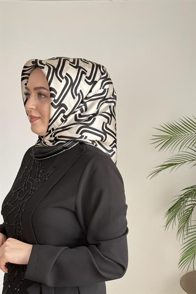 9343/01 KOD ARMİNE SAF İPEK SİYAH