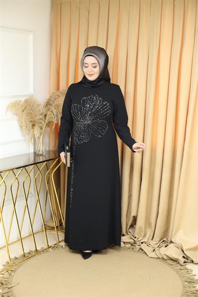 941 فستان منقوش بالورود كود 941