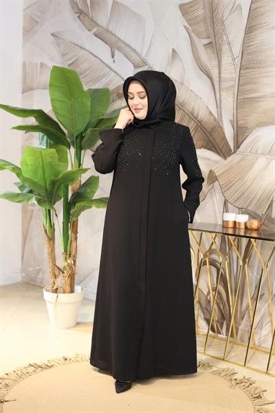 9640 CODE GİZLİ FERMUARLI FERACE