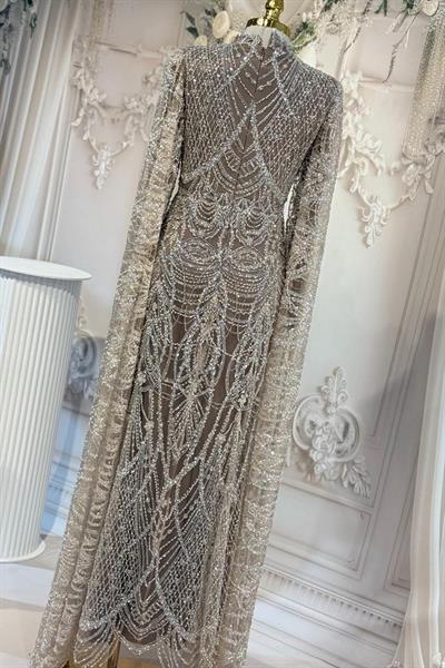 ARMC533 CODE ÄRMELN ABENDKLEID MIT UMHANG DETAIL