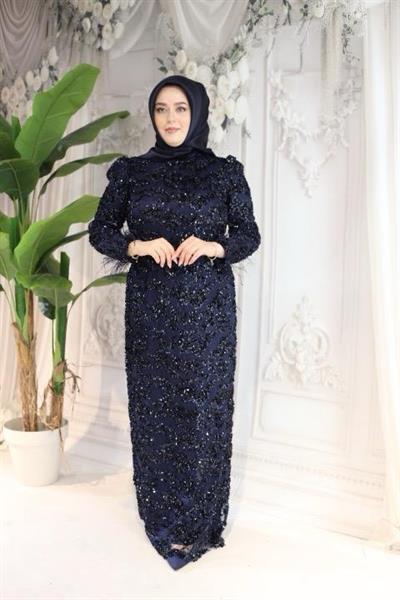 ВЕЧЕРНЕЕ ПЛАТЬЕ С УЗОРОМ ИЗ ПАЙЕТОК ARMC558 CODE SELF