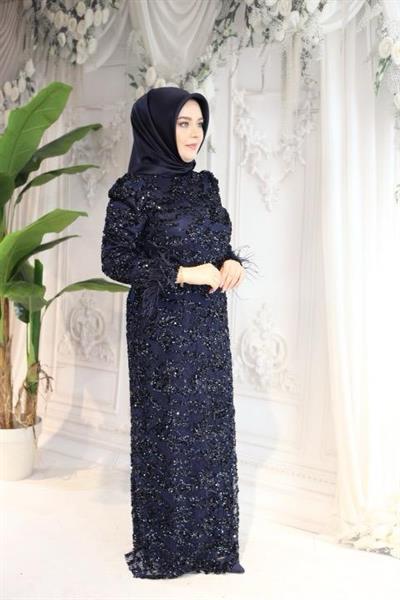 ВЕЧЕРНЕЕ ПЛАТЬЕ С УЗОРОМ ИЗ ПАЙЕТОК ARMC558 CODE SELF