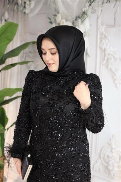 ARMC558 CODE SELBST GEMUSTERTES ABENDKLEID MIT PAILLETTEN