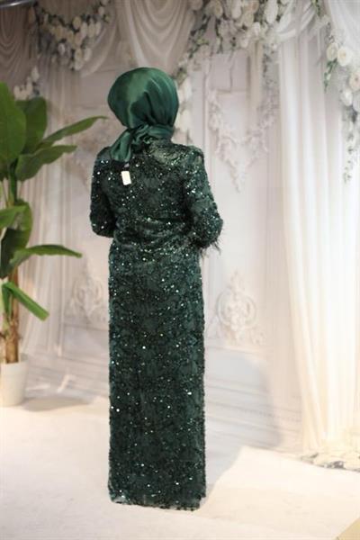 ARMC558 CODE SELBST GEMUSTERTES ABENDKLEID MIT PAILLETTEN