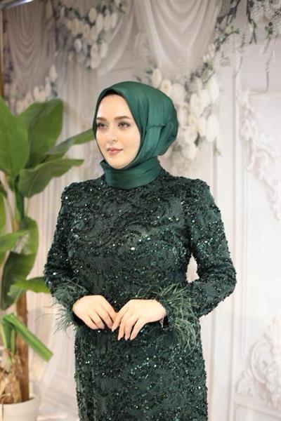 ARMC558 CODE SELBST GEMUSTERTES ABENDKLEID MIT PAILLETTEN