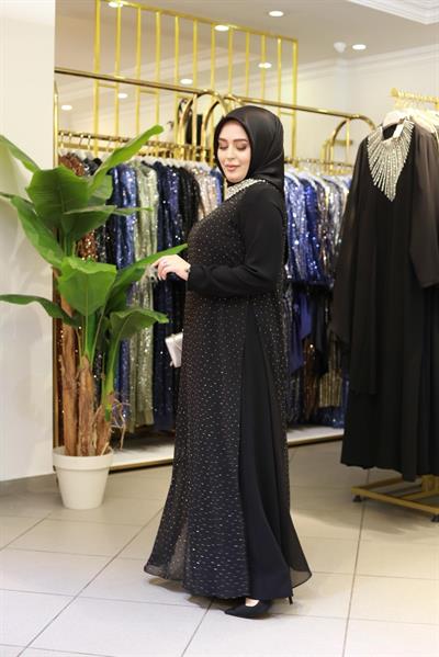 ARMC569 CODE ROBE DE SOIRÉE EN PIERRE