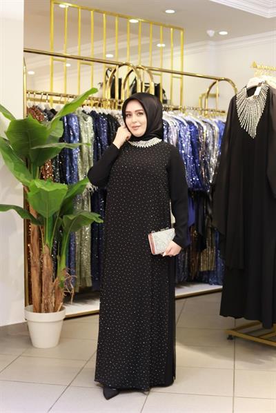 ARMC569 CODE ROBE DE SOIRÉE EN PIERRE