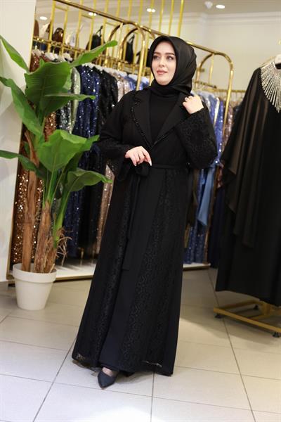 ARMC582 CODE GUIPURE ABAYA SUIT