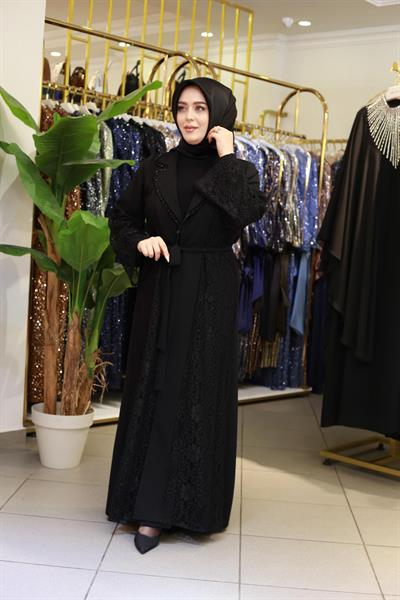 ARMC582 CODE GUIPURE ABAYA SUIT