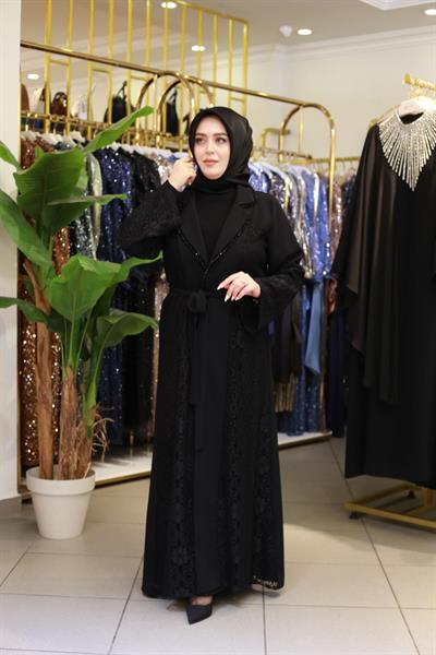 ARMC582 CODE GUIPURE ABAYA SUIT