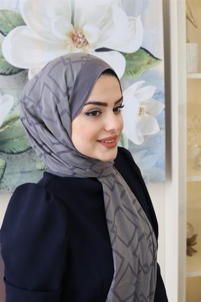 CHÂLE EN SOIE ARMINE 3296