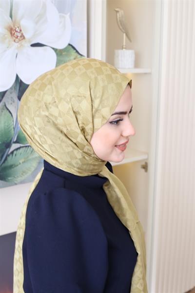 ARMINE ELEGANCE SILK COTTON CHECKER J. SILK SHAWL