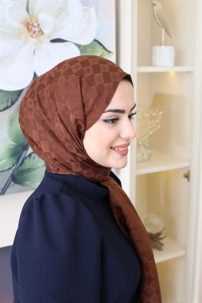 ARMINE ELEGANCE SILK COTTON CHECKER J. SILK SHAWL