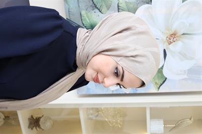 ARMINE LYOCELL ŞAL ZİKZAK DESEN 1 KUMBEJ