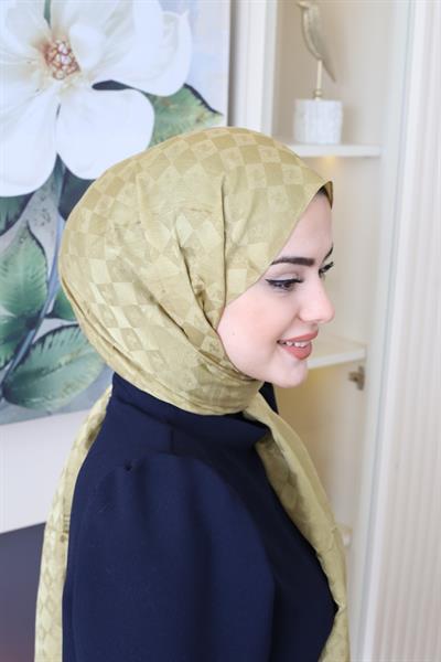 ARMİNE DAMA DESEN PAMUK ŞAL 10068
