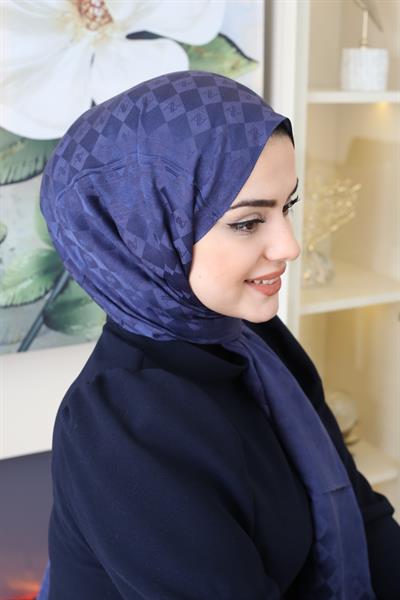 ARMİNE DAMA DESEN PAMUK ŞAL 10077