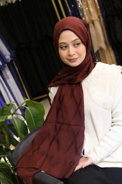 ARMINE LYOCELL ZIGZAG PATTERN SHAWL 1