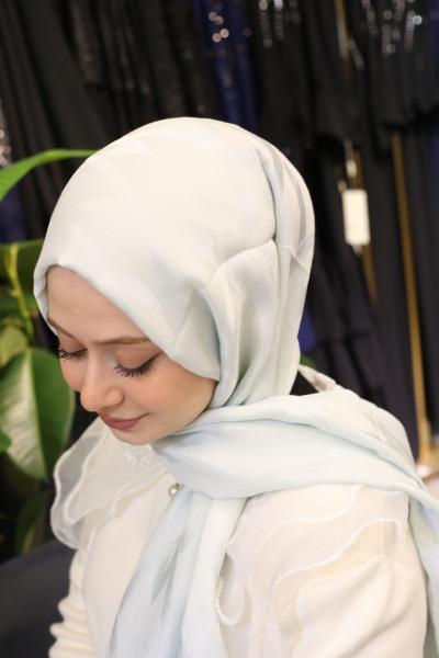 ARMINE LYOCELL ZIGZAG PATTERN SHAWL 1