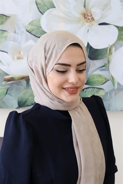 ARMİNE DAMA DESEN PAMUK ŞAL 05 KUMBEJ