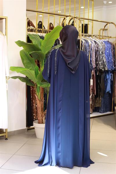 BEY5107 CODE SHEFON DETAILED CLUSTER STONE DRESS