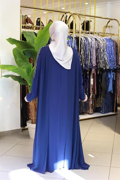 BEY5107 CODE SHEFON DETAILED CLUSTER STONE DRESS