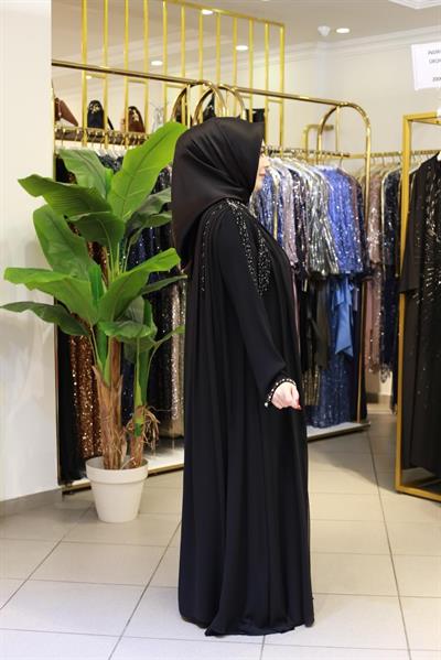 BEY5107 CODE SHEFON DETAILED CLUSTER STONE DRESS