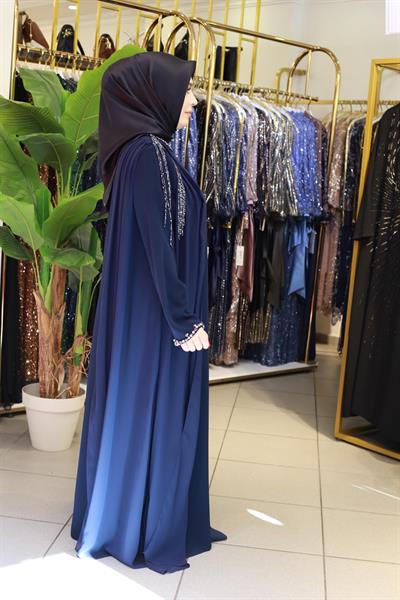 BEY5107 CODE SHEFON DETAILED CLUSTER STONE DRESS