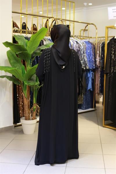 BEY5107 CODE SHEFON DETAILED CLUSTER STONE DRESS