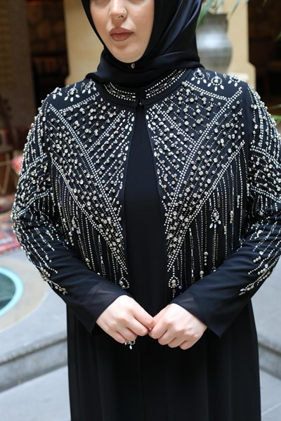 BEY702 PEARL ABAYA SET