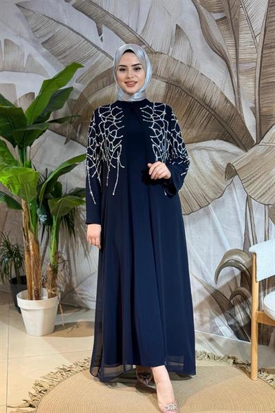 CNR5037 CODE SHEFON ABAYA SUIT