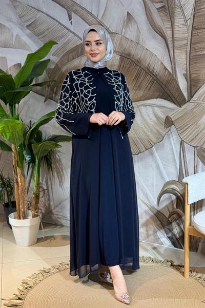 CNR5037 CODE SHEFON ABAYA SUIT