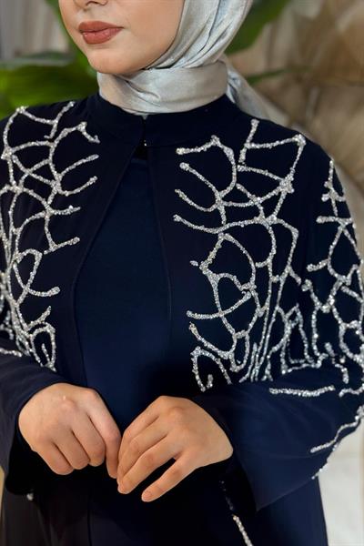 CNR5037 CODE SHEFON ABAYA SUIT