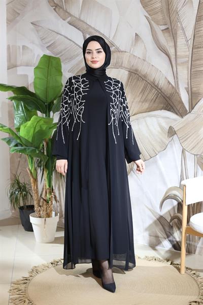 CNR5037 CODE SHEFON ABAYA SUIT