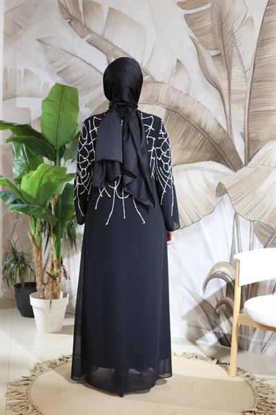 CNR5037 CODE SHEFON ABAYA SUIT