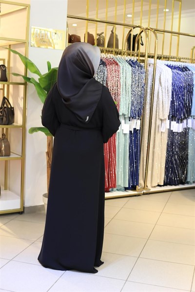 CNR5213 CODE SHOULDER HAND-EMBROIDERED ABAYA SET