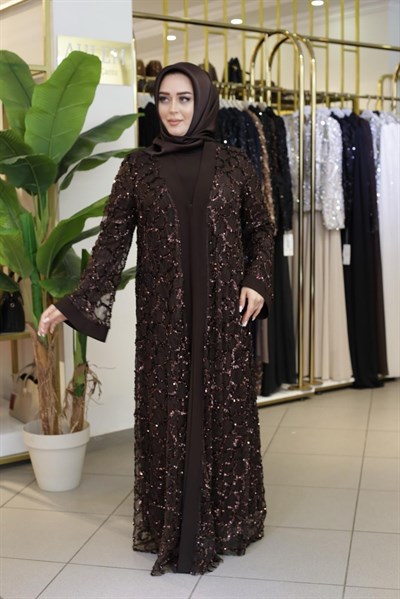 GECE IŞILTISI ABAYA TAKIM 820 KOD