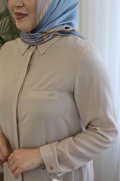 JUKI3122 KOD TEK CEPLİ TUNİK TAŞ