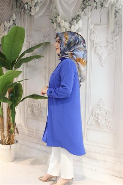 JUKI4122 KOD GÖMLEK YAKA TUNİK İNDİGO