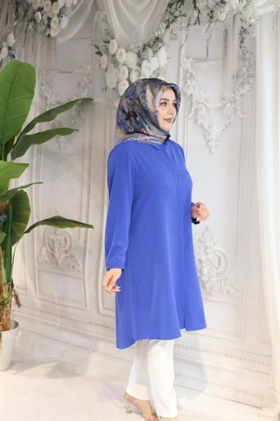 JUKI4122 KOD GÖMLEK YAKA TUNİK İNDİGO