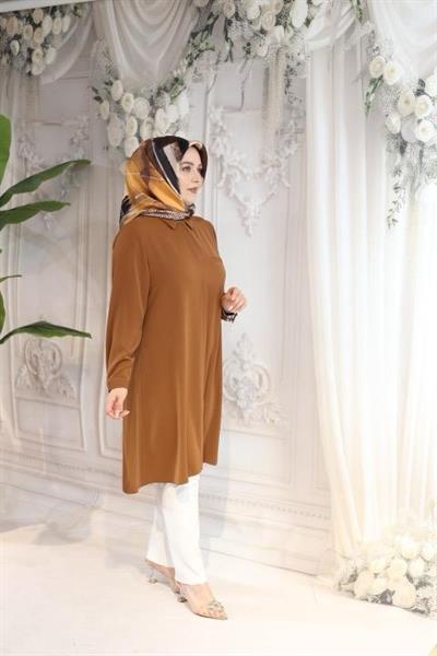 JUKI4122 KOD GÖMLEK YAKA TUNİK KİREMİT