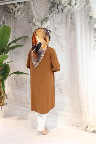 JUKI4122 KOD GÖMLEK YAKA TUNİK KİREMİT