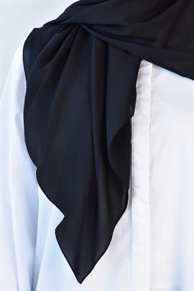 CREPE PLUS PLAIN SCARF