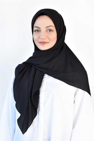 CREPE PLUS PLAIN SCARF