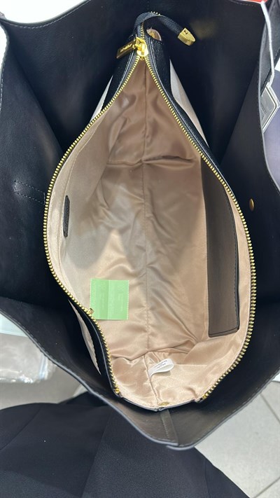 LEVİDOR HANGING LOCK DETAIL LARGE HANDBAG 930348