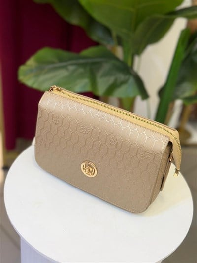 LEVİDOR HONEYCOMB EMBOSSED SHOULDER BAG 930230