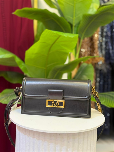 LEVİDOR SCHWARZE SCHULTERTASCHE MIT QUADRATISCHEM VERSCHLUSS 930239